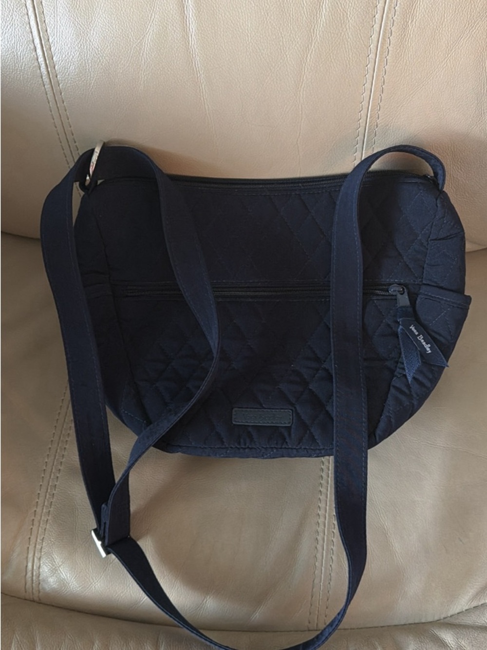 Vera Bradley Quilted Navy Crossbody Bag
